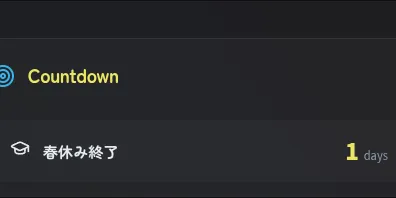 B1の春休みが終わりまして